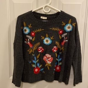 Floral Sweater